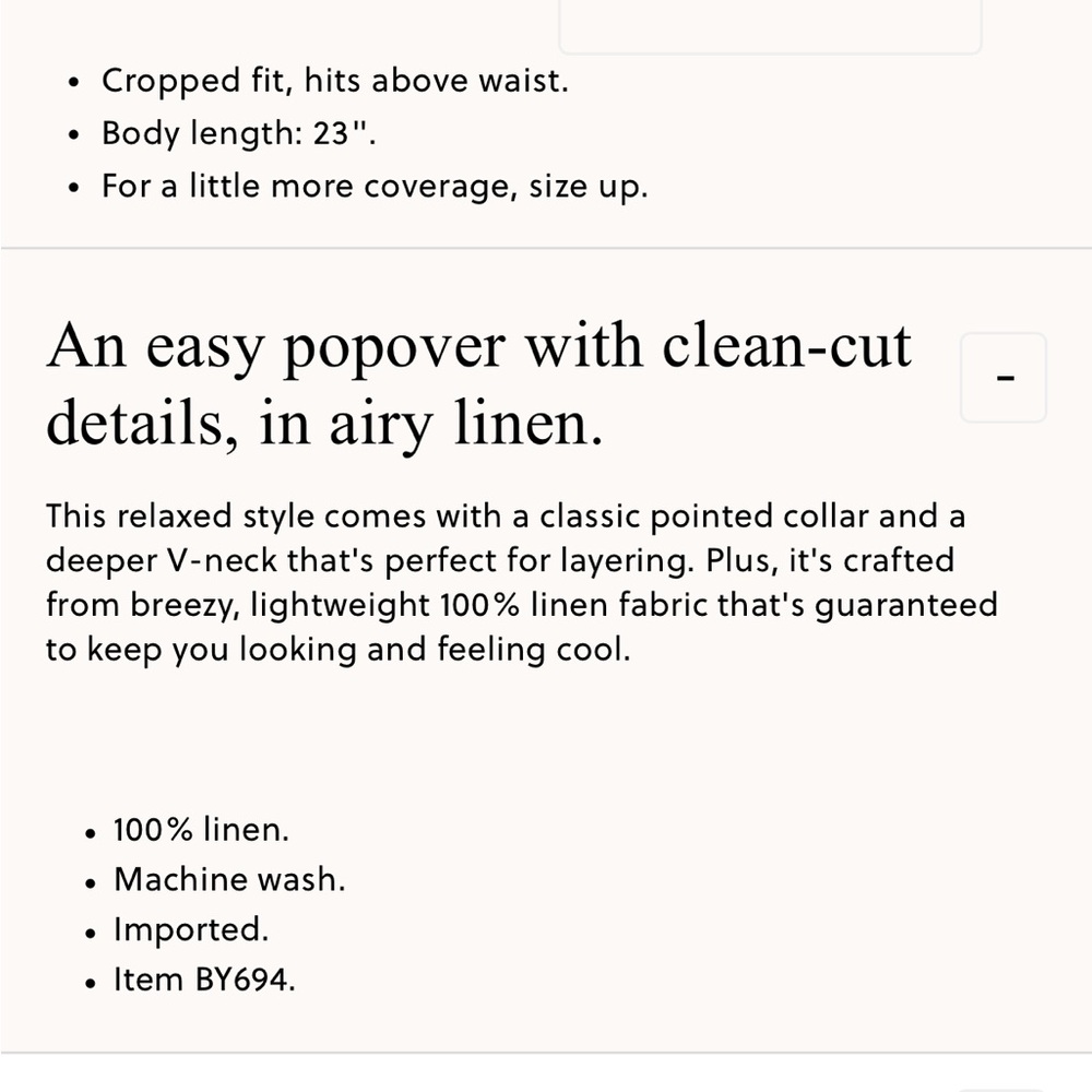 J Crew Black Linen Bungalow Popover Top - Picture 3 of 9